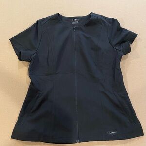 Jaanuu Black Scrub Top Medium